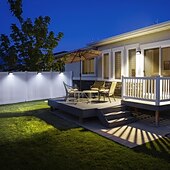 abordables Appliques d'extérieur-Applique murale solaire intelligente d'extérieur avec détecteur de mouvement, étanche IP65, 22 LED, 4 modes d'éclairage, lampe décorative pour jardin, cour, clôture, mur, villa, porche
