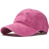 cheap Men's Baseball Cap-Men's Baseball Cap Sun Hat Trucker Hat Blue Black Polyester Adjustable Fashion Streetwear Casual Daily Outdoor Vacation Plain Sun Protection Sunscreen Breathability