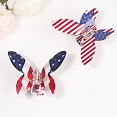 cheap Accessories-250th Anniversary USA Hair Accessories Vintage Adults' Women's 4th of July Casual Party Dress Up