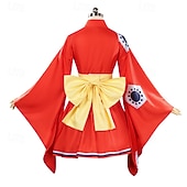  Óceáni kalandor Szalmakalapos kalóz Anime Felszerelések Álarcosbál Japán hagyományos kimonó Cosplay öltönyök Mindszentek napja Anime Expo Jelmez Kompatibilitás Női Felnőttek