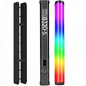 cheap Decorative Lights-RGB Tube Light, Magnetic Handheld Light Stick, 360°Full Color LED Video Lighting Wand, 2500K-9900K, 21 Scenes, CRI 96+, for Studio Photography Vlog Recording Streaming