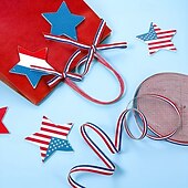 olcso Az Egyesült Államok 250. évfordulója-hazafias piros, fehér &amp;kék csíkos szalag, fél tekercs – 1968 hüvelykes anyag július 4-i ünnepre, barkácsolás, varrásprojektek &amp;emléknapi dekorációk