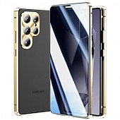 cheap 2026 Samsung Galaxy S26 Series-Phone Case For Samsung Galaxy S26 S26 Plus S26 Ultra Novelty Magnetic Adsorption Slim Case Detachable with Screen Protector Anti peep Metal ABS+PC