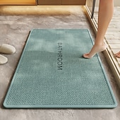 cheap Bathroom Mat-Absorbent Bathroom Mat Non-Slip Foot Mat for Home Use, Quick-Dry Shower Rug, Toilet Door Mat for Bathroom and Restroom