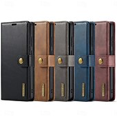 cheap 2026 Samsung Galaxy S26 Series-Phone Case For Samsung Galaxy S26 S26 Plus S26 Ultra Flip Cover Full Body Protective Retro Genuine Leather