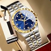 abordables Relojes de Cuarzo-872 nuevo reloj clásico de negocios de acero inoxidable ultrafino para hombre, reloj de pulsera de cuarzo luminoso resistente al agua