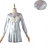 Anime Vestidos Roupa Baile de Máscara Trajes de cosplay Dia Das Bruxas Anime Expo Perucas Ocasiões Especiais Para Mulheres Adulto