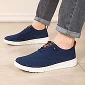 abordables Baskets Décontractées-Baskets décontractées kaki en maille pour homme, à lacets, respirantes, légères et confortables, idéales pour la marche au quotidien, les voyages, les trajets domicile-travail, les loisirs de plein air, les activités du week-end et le sport. Style décontr