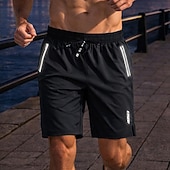 voordelige Hardloop Shorts-Voor heren Hardloopshorts Atletische shorts Sportbroek Trekkoord Zak Short / Broekje Casual Dagelijks Buiten Zomer Reflecterend Lichtgewicht Ademend Sportschooltraining Joggen Hardlopen Normale