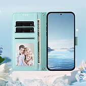 economico 2026 Samsung Galaxy S26 Serie-telefono Custodia Per Samsung Galaxy S26 S26 Plus S26 Ultra per Donna Ragazza con Supporto Slot per Carte Fiore Floreale TPU Pelle PU