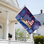 levne 250. výročí-Vlajka USA k 250. výročí USA, venkovní banner, vlastenecká oslava, vlajka pro Den nezávislosti, venkovní dekorace pro dům a zahradu.