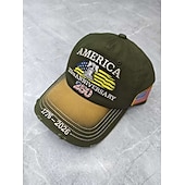  Unisex 250th/independence Hat Baseball Cap Portable Breathable Daily Outdoor Street Embroidery Flag