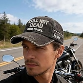 economico I regali-Cappellino da baseball Still Not Dead per uomo, cappello regolabile Hard to Kill, cappello da papà con umorismo vintage, cappello sportivo casual per esterni, cappello da baseball resistente in stile