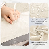 preiswerte Patio-Kissenbezug-wasserdichte Terrassen-Sofakissenhülle, wetterfester Sofasitzschutz, tier- und kratzfester Möbelbezug