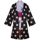 cheap Anime Costumes-Ocean Adventurer Straw Hat Pirate Anime Outfits Japanese Traditional Kimono Fancy Dress Cosplay Suits Halloween Carnival Costume For Women's Adults'