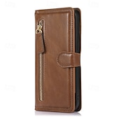 economico 2026 Samsung Galaxy S26 Serie-telefono Custodia Per Samsung Galaxy S26 S26 Plus S26 Ultra Custodia Portafoglio Cerniera Protezione Completa Cavalletto Retrò Pelle PU