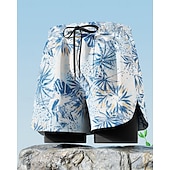 abordables Bañadores &amp; Pantalones de surf-Mujer Regular Bañador Natación Corto Bañadores Pantalones Tropical Correa 2 en 1 con forro de compresión Secado rápido Elástico Transpirable Sin Mangas Bañadores Prendas de abajo Surf Buceo Natación
