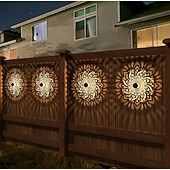 ieftine Aplice de Exterior-1 pachet felinar solar suspendat pentru exterior, felinare decorative metalice de grădină, lumină LED alb cald, impermeabilă, iluminat peisagistic pentru masă, alee, petrecere, curte