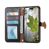 billige 2026 Samsung Galaxy S26-serien-telefon Etui Til Samsung Galaxy S26 S26 Pluss S26 Ultra Lommebok-kortveske Flip deksel Glidelås med håndleddsstropp Støtte Kontor / Bedrift TPU PU lær