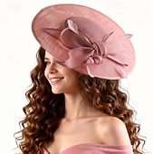 billige Fascinatorer-fascinators polyester Bryllup Bursdag Elegant søt stil Med Fjær Hodeplagg Hodeplagg