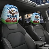 お買い得  250周年-2個のアメリカ国旗独立プリントの車のヘッドレストカバー、高弾性設計で詰め物のないシート保護、車のシートヘッドレストカバー、車用シートクッション、愛国的なテーマ、車の内装