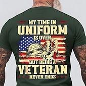 ieftine Tricouri patriotice 250-4 Iulie 2026 250 de ani de Ziua Memorială Tricou pentru bărbați Imprimare 3D Steaua Statelor Unite cu guler rotund Tricou cu mânecă scurtă Stradă zilnică