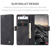 preiswerte 2026 Samsung Galaxy S26 Serie-Handy Hülle Handyhüllen Für Samsung Galaxy S26 S26 Ultra Plus Brieftaschenhülle Flip-Cover Mit Ständer Ständer Kartenfach Retro TPU PU-Leder