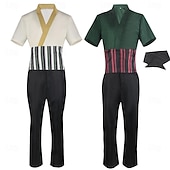 cheap Men's Costumes-Ocean Adventurer Straw Hat Pirate Cosplay Costume Movie TV Theme Costumes for Unisex Adults Masquerade Comic Con Anime Expo