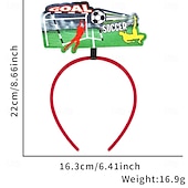 cheap Accessories&amp;Hats-World Soccer Match 2026 Headband Football Soccer Funny &amp; Reluctant Adults' Unisex Outdoor Match Dress Up