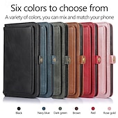 tanie 2026 Samsung Galaxy S26 Seria-telefon Kılıf Na Samsung Galaxy S26 S26 Plus S26 Ultra Etui na karty portfela Odpianane Magnetyczne Ochrona całego ciała Retro Skóra PU