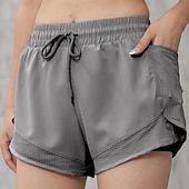 economico Pantaloncini sportivi-Per donna Shorts sportivi Shorts Pantaloncini Estivi Shorts da Spiaggia Vacanza Moda Casual Quotidiano Corto Misura del girovita medio Coulisse Tasca Fascia Elastica Asciugatura Rapida Morbido
