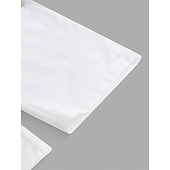 economico retrò-Per uomo Pantaloni di Lino Pantaloni Estivi Coulisse Elastico in vita Bottone laterale Semplice Confortevole Traspirante Lunghezza intera Casuale Quotidiano All'aperto Vacanza Classico Nero Bianco