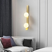halpa Sisätilojen seinävalaisimet-moderni led-seinävalaisin lasipallo kultainen sisävalaisin seinävalaisin käytävä käytävä sali makuuhuone keittiö pyöreä koristevalot, huone