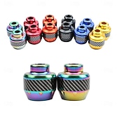 abordables Outillage à main-Lot de 2 protections universelles en alliage d'aluminium pour roues, fourches et cadre de moto/scooter ; patins de protection contre les chutes ; accessoires extérieurs pour moto