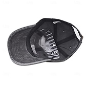 Недорогие Бейсболка мужская-Муж. Бейсболка Шляпа от солнца Шляпа дальнобойщика Черный Винный Хлопок Регулируется Мода Уличный стиль На каждый день Повседневные на открытом воздухе Отпуск Полосы / волосы Вышивка