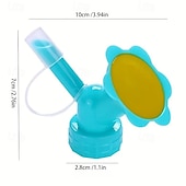 رخيصةأون السقاية والري-قطعتان من فوهات الري ذات الطرفين، أداة ري للحديقة، رأس ري بتصميم مريح على شكل زهرة عباد الشمس، ري فعال للنباتات والنباتات العصارية، لون عشوائي