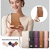 cheap 2026 Samsung Galaxy S26 Series-Phone Case For Samsung Galaxy S26 S26 Plus S26 Ultra Wallet Case Flip Cover Zipper with Wrist Strap Kickstand Retro TPU PU Leather