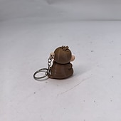 お買い得  贈り物-3Dプリント パンチザモンキー ミーム キーチェーン、面白いオランウータンフィジェットキーチェーン、クリエイティブなノベルティ動物 キーリングペンダント、ストレス解消デスクトイ、友人や子供、大人へのかわいいギフト、バッグバックパックチャーム