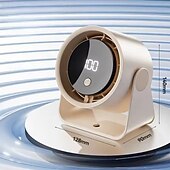 cheap Desktop Fans-Quiet Desktop Cooling Fan, Adjustable Tilt - Rechargeable Silent Fan for Home Office Study Bedroom, Low Noise Operation