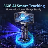 economico Bastoni per selfie-Auto Face Tracking Phone Holder,No App Required,360 Rotation Phone Camera Stand with Remote and Gesture Control, Smart Shooting Tripod for Vlog/TIK Tok Live Streaming YouTube Video Recording