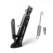 levne El Araçları-Univerzální motocyklový stojánek, boční opěrka, držák na nohy, nastavitelný boční stativ pro motocykl, motokros, skútr, moped