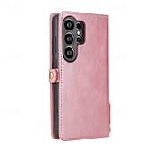 tanie 2026 Samsung Galaxy S26 Seria-telefon Kılıf Na Samsung Galaxy S26 S26 Plus S26 Ultra Etui na karty portfela Odpianane Magnetyczne Ochrona całego ciała Retro Skóra PU