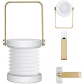 cheap Decorative Lights-Portable LED Lantern Light USB Rechargeable Outdoor Camping Light, Dimmable Atmosphere Lamp for Home Decor, Unique Birthday Gifts for Women Mom Friends
