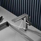 economico Rubinetti per lavandino bagno-Rubinetto per lavabo da bagno - classico rubinetto miscelatore monocomando in ottone galvanizzato per lavabo da bagno