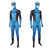  Abenteuer Invinciboy Superheld Zentai-Anzüge Outfits Bodysuits Videospiel Cosplay Film- und TV-Themenkostüme for Herren Erwachsene Maskerade Halloween Leistung Comic-Konzert