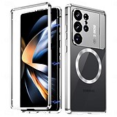 ieftine 2026 Samsung Galaxy S26 Seria-telefon Maska Pentru Samsung Galaxy S26 Ultra Noutate Cu Magsafe rezista Detașabil și Protecție de Ecran Retro MetalPistol ABS + PC