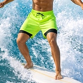 abordables Maillots de bain &amp; Shorts de bain-Homme Standard Shorts de bain Short de bain Patchwork Cordon de serrage Boyleg Séchage Rapide Élastique Respirant Sans manches Bas Surf Sports Nautiques Natation Été