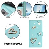 economico 2026 Samsung Galaxy S26 Serie-telefono Custodia Per Samsung Galaxy S26 S26 Plus S26 Ultra per Donna Ragazza con Supporto Slot per Carte Fiore Floreale TPU Pelle PU