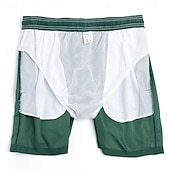 economico Costumi da Bagno per Uomini-Per uomo Shorts Shorts da Spiaggia Pantaloncini casual Coulisse Tasca Elastico in vita Semplice Impermeabile Comodità Corto Casuale All'aperto Vacanza Vacanza Moda Blu azzurro cielo Micro-elastico