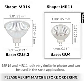  20 W Lâmpadas de Foco de LED 280 lm G4 MR11 1 Contas LED Branco Quente